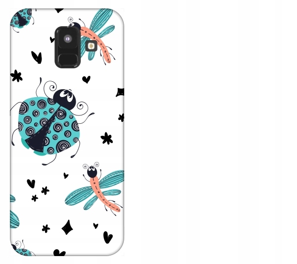 

Etui pokrowiec Samsung Galaxy A6 2018 Owady ważki