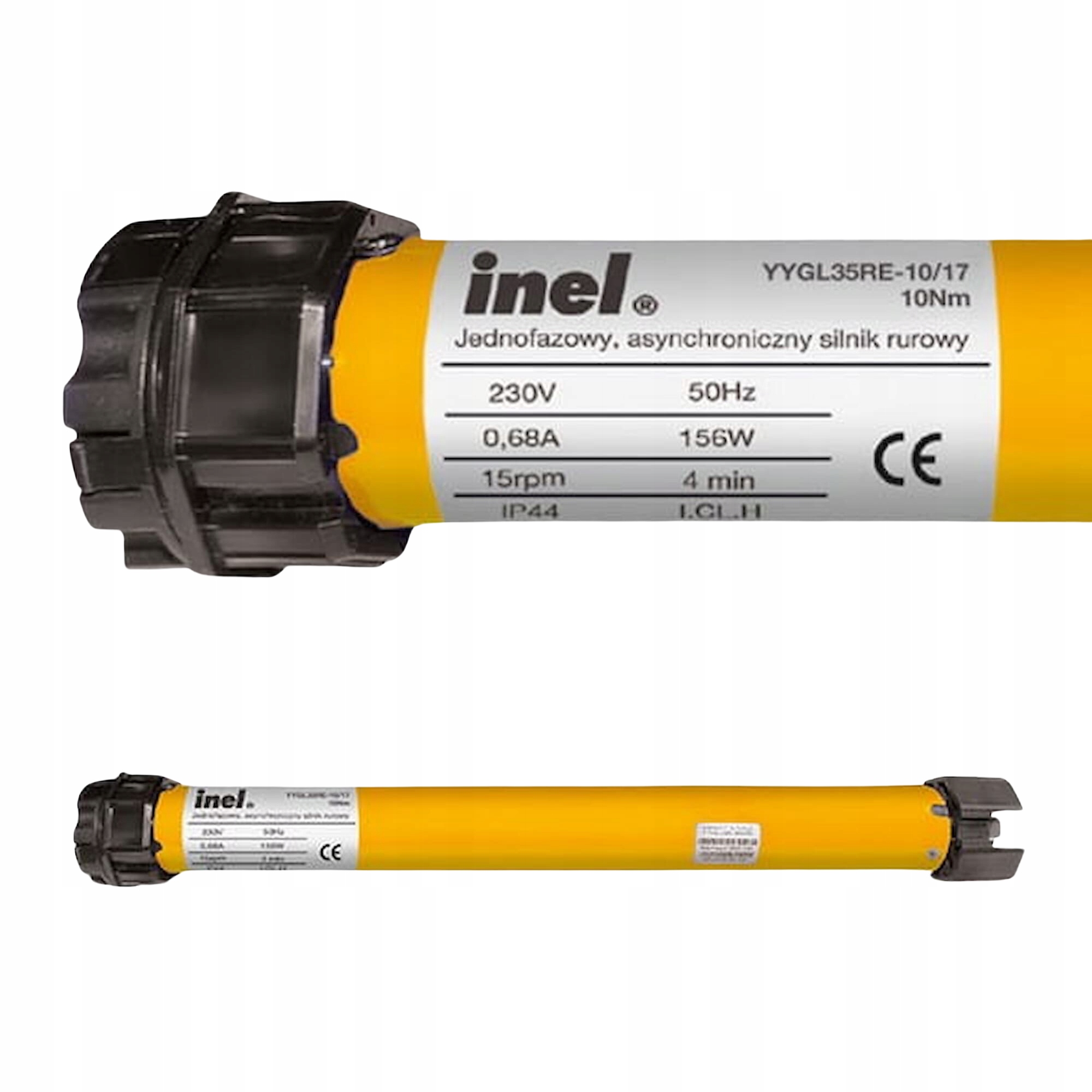 Inel motor pre rolety N-10RE 10/17 do potrubia Ø40 rádio detekcia prekážok