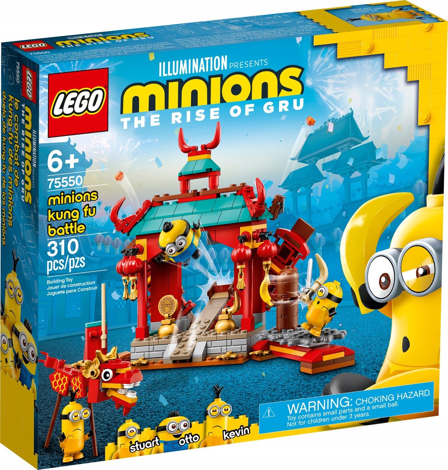 Lego 75550 Minions Mimoni A Boj Kung-fu