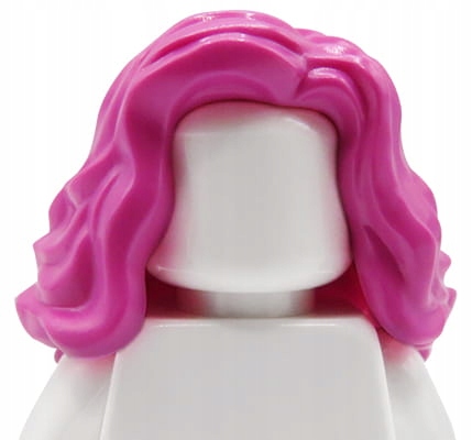 

Lego włosy figurki damskie różowe długie falowane