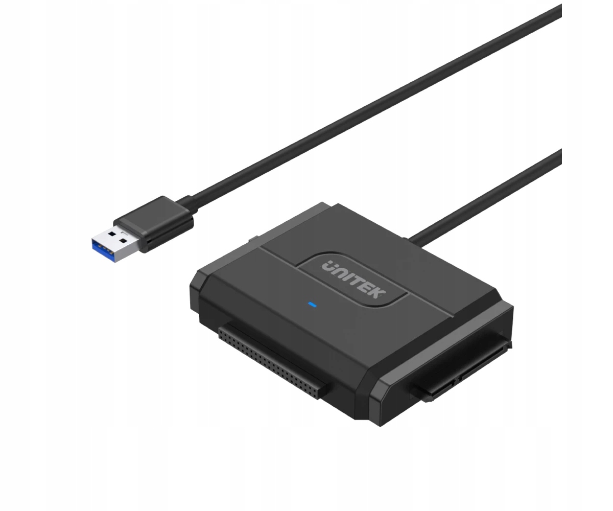Unitek Y-3324 Mostek adapter USB 3.0 do dysków SATA II i IDE + zasilacz
