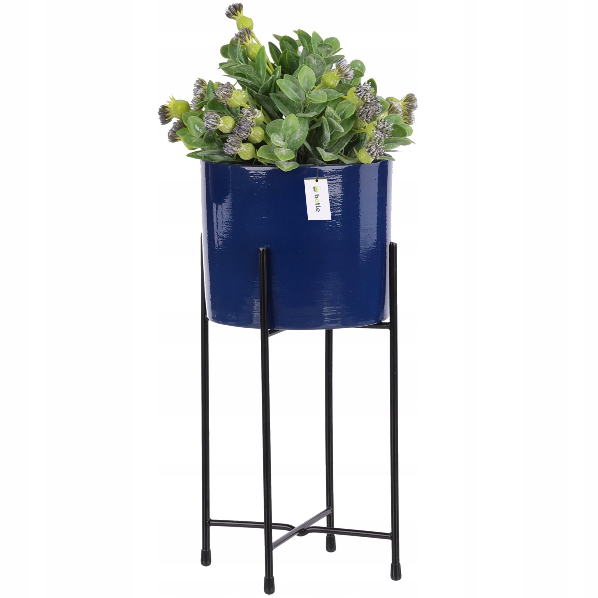 

Doniczka Stojak wysoka 44cm Kobalt granat Ceramika