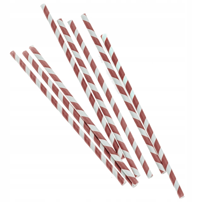 Słomki papierowe Rurki do picia Urodziny 1-99 8szt