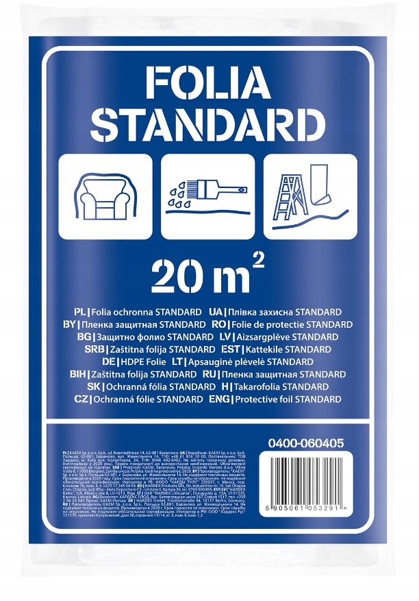 

Folia Malarska Ochronna Standard 20M