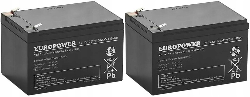 RBC52 RBC 52 #52 ZESTAW AKUMULATORÓW PAKIET BATERII DO UPS APC 2x EV 15-12