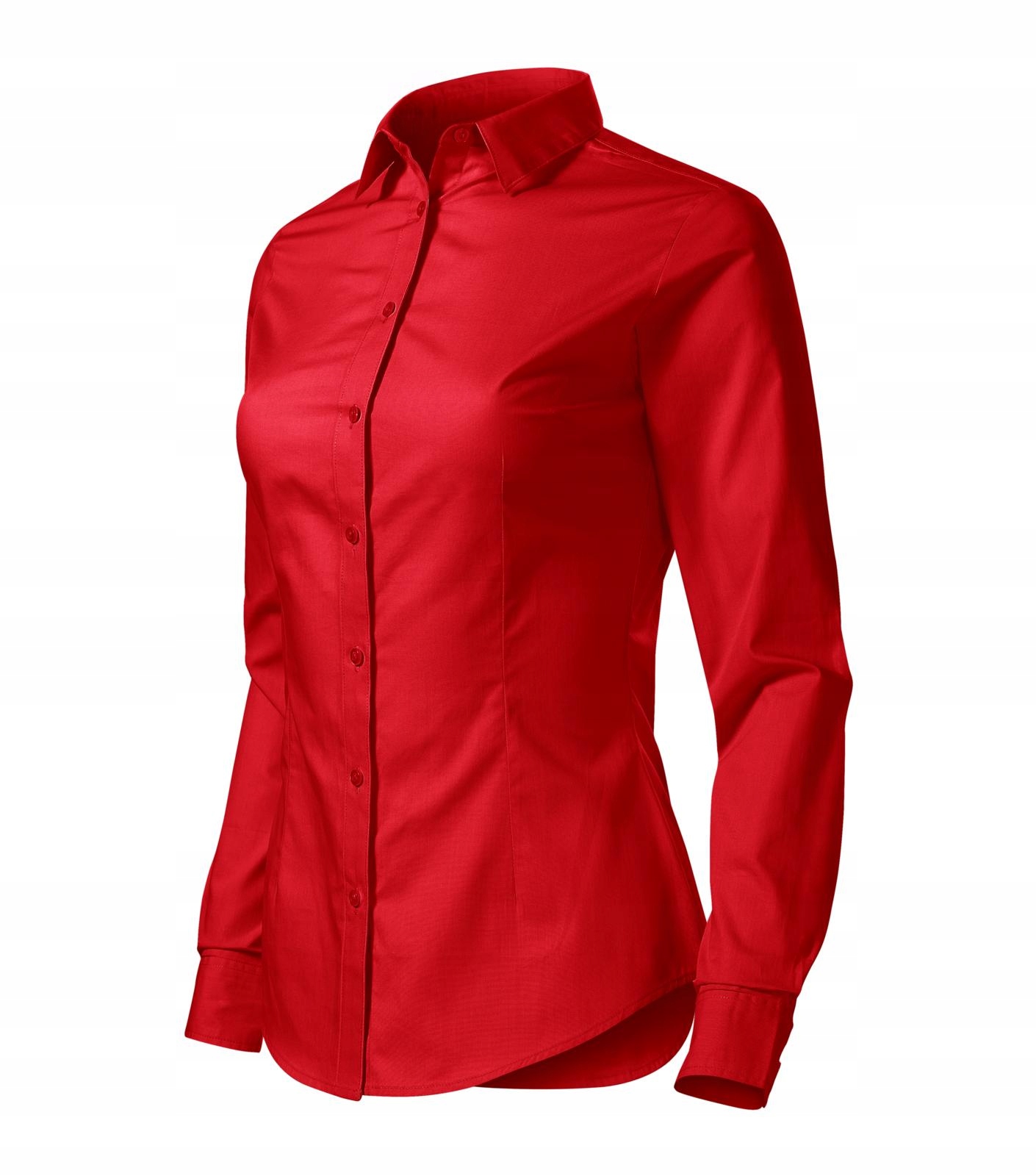 

Modna Elegancka koszula damska 229 Red 2XL XXL