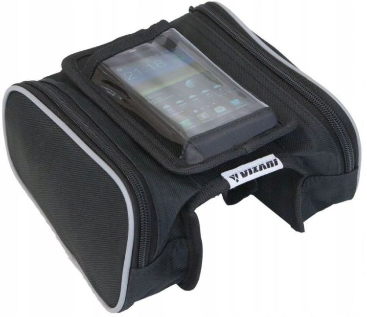 

Sakwa torba rowerowa na ramę z etui na telefon