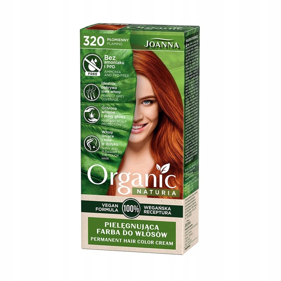 

Joanna Organic farba do włosów płomienny 320