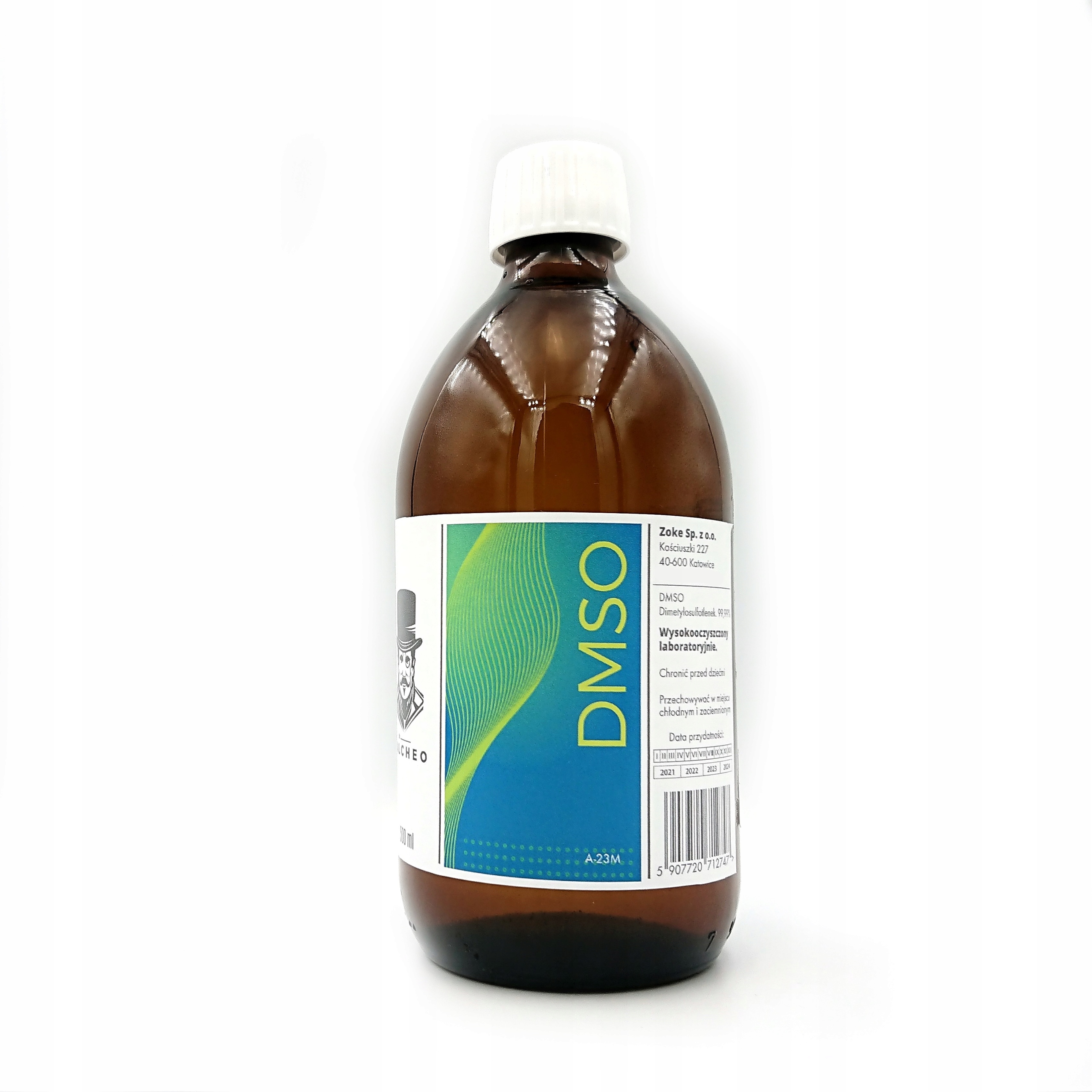 Dmso wysokooczyszczone laboratoryjnie 500 ml czystość 99,9 % Zoke Alcheo