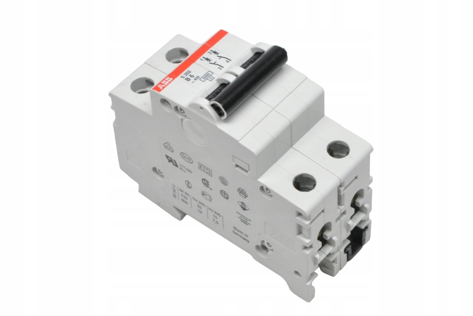 Abb nadproudový vypínač S202-B6, 2CDS252001R0065