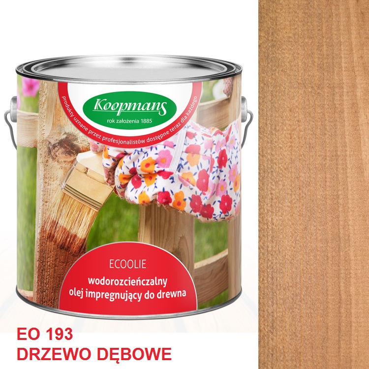

Ecoolie Wodny Olej Koopmans 2,5 l 193 Dąb