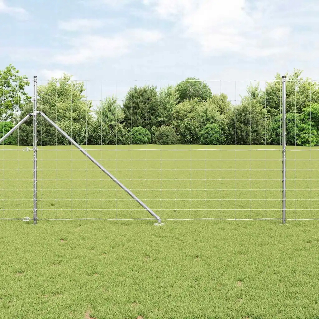 Pastevní plot Stříbrná 25 x 1.4 m Pozinkovaná ocel Stříbrná 3351431