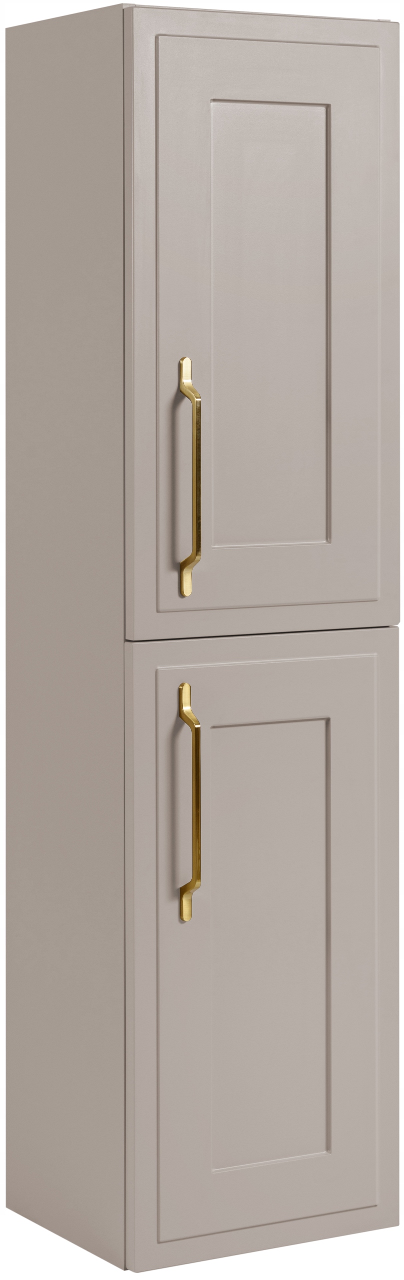 Závěsná koupelnová skříňka Kašmírový sloupek 136 cm Rámeček s Mdf čelem