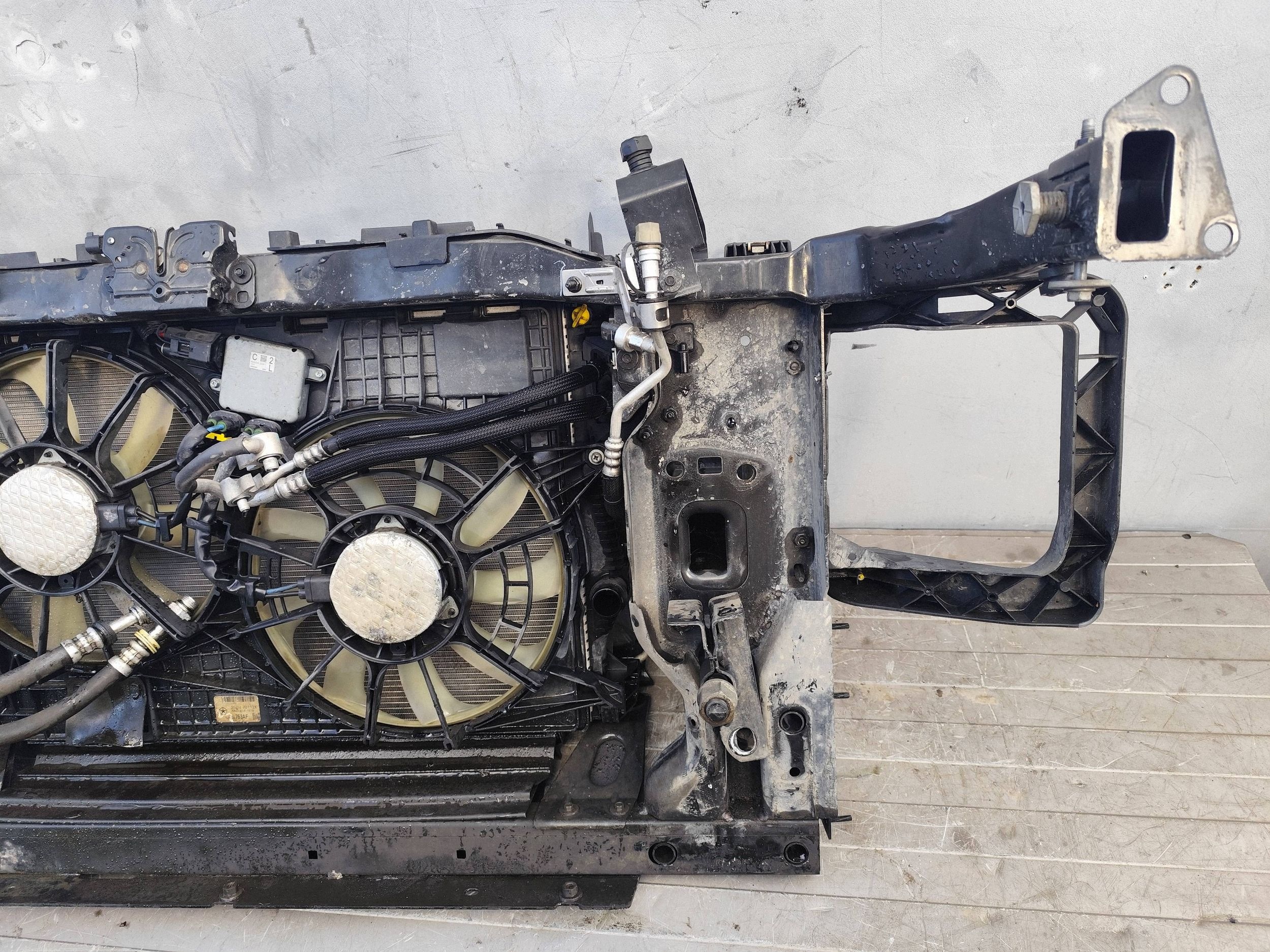 JEEP CHEROKEE KL 3.2 TRAILHAWK support panel for radiators radiator complete dismantling