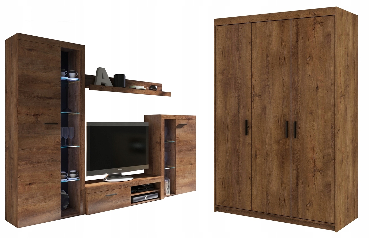 

Meblościanka Szafa Zestaw meble do salonu