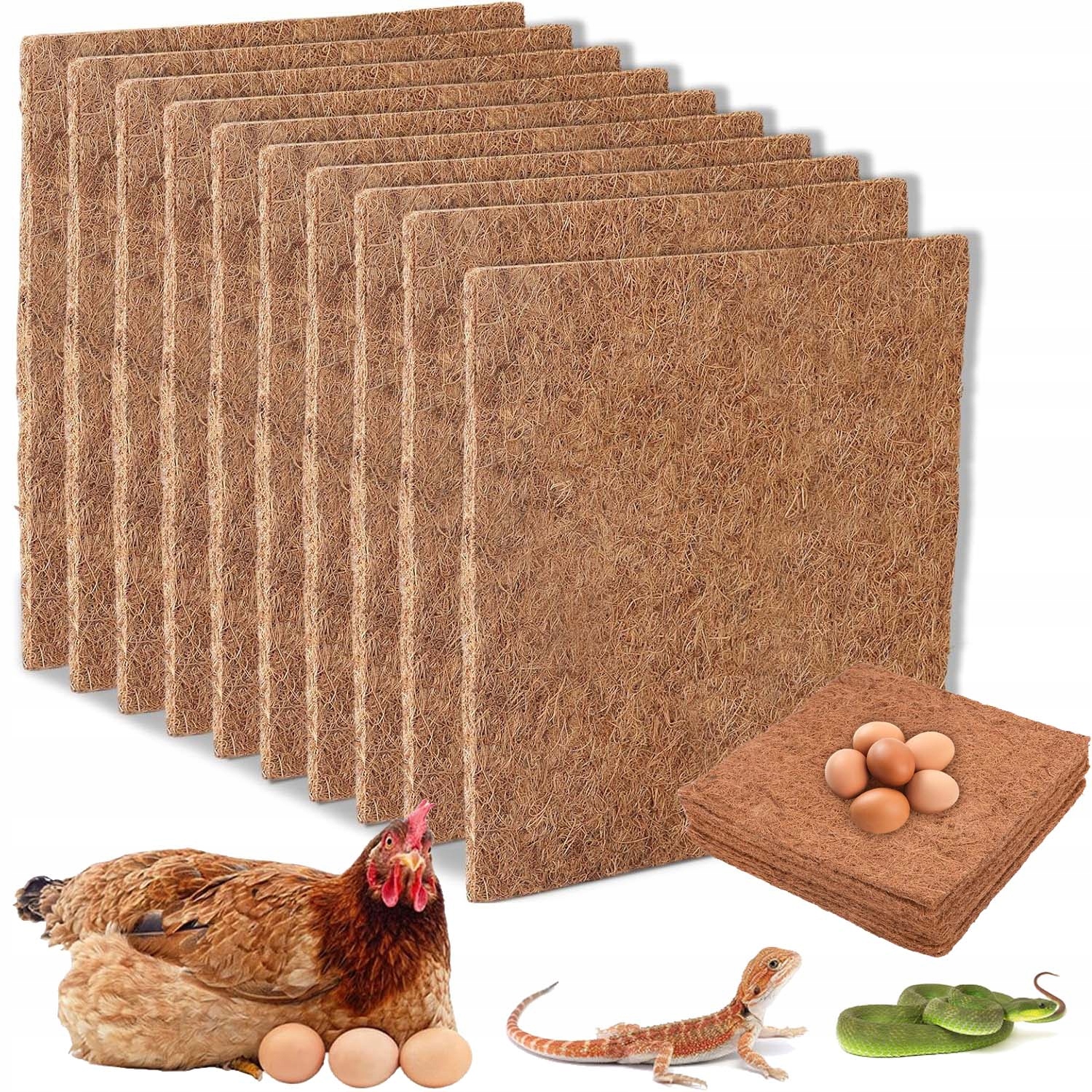 Levně Kokosová Podložka Substrát Jako Stelivo Do Klece Výběh Záchod Králíka Křečka