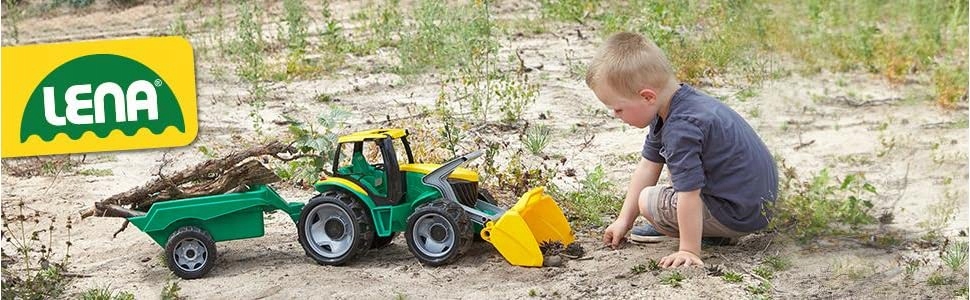 WIELKA KOPARKA LENA JEŹDZIK RUCHOMA ŁYŻKA DO 50KG DO PIASKU WYTRZYMAŁA Model KOPARKA