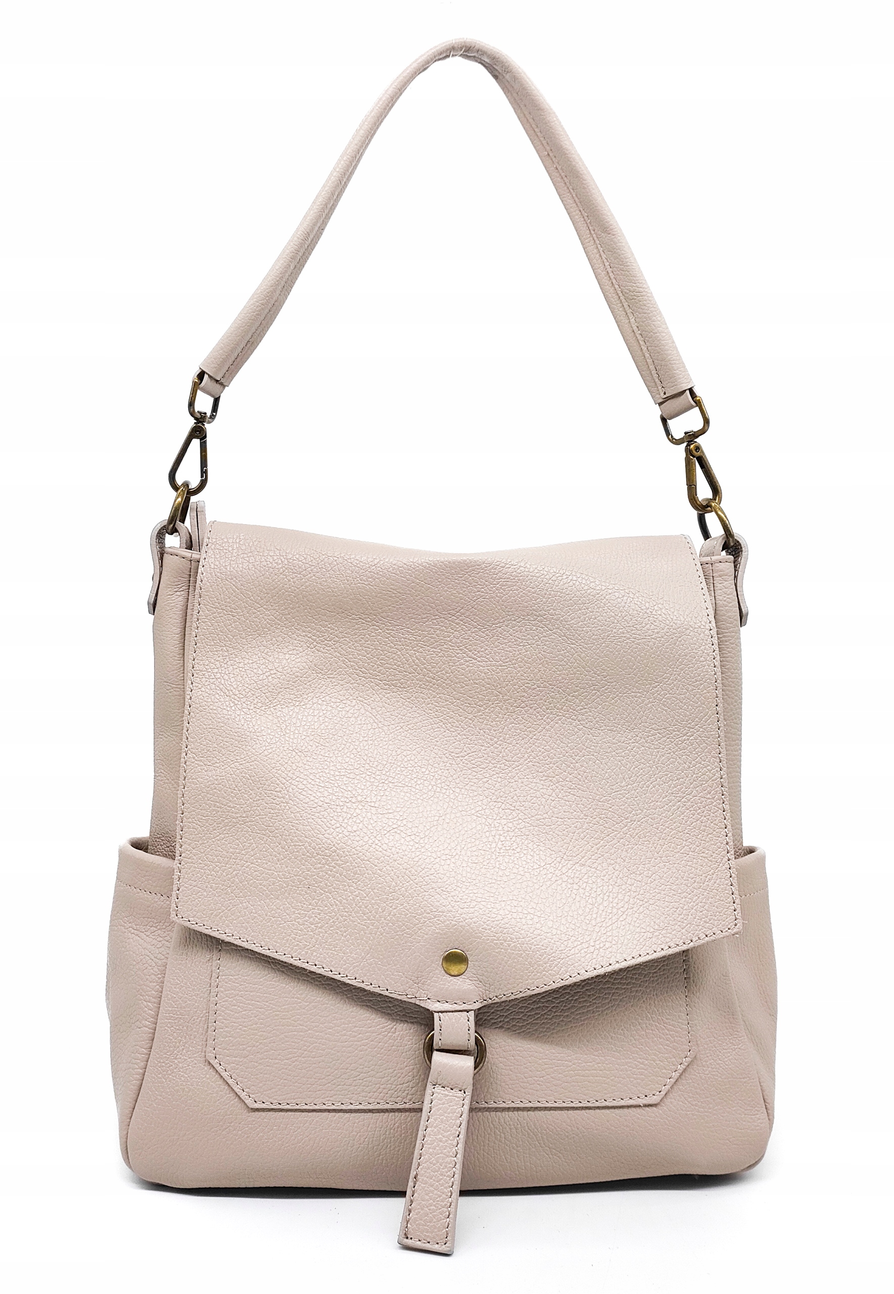 Taška kabelka přes rameno béžová Vera Pelle