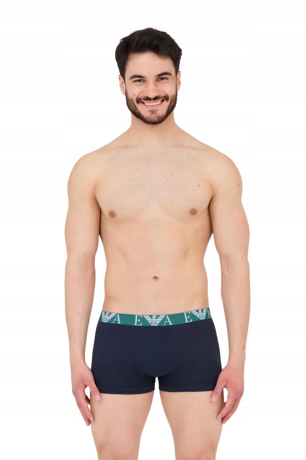 Emporio Armani Tmavě modré boxerky 3-pack XL