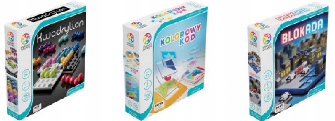 Smart Games Kwadrylion Kolorowy Kod Blokada