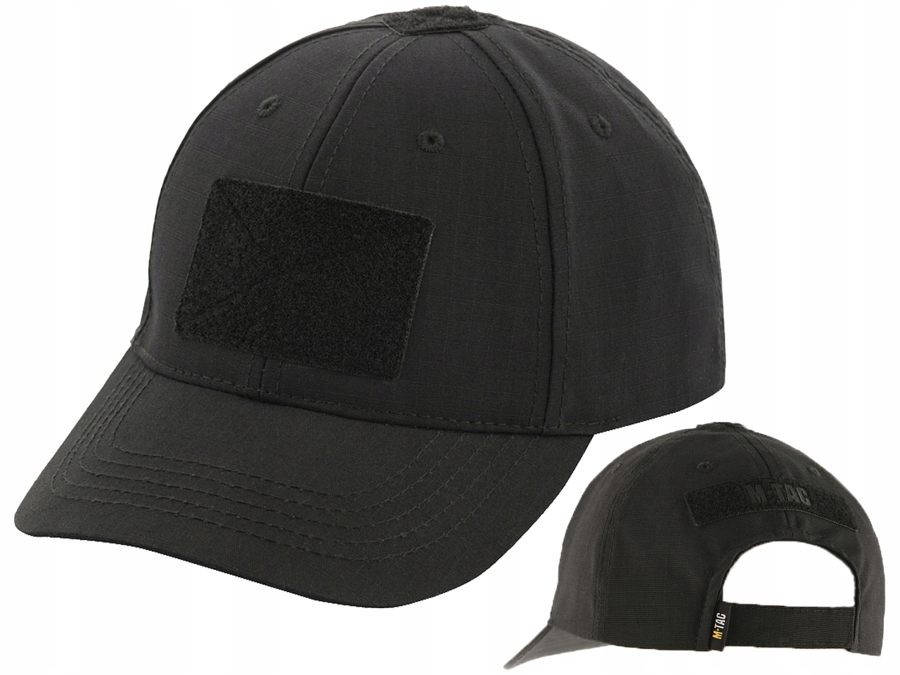 Czapka z daszkiem taktyczna Elite Flex rip-stop M-Tac czarna L/XL