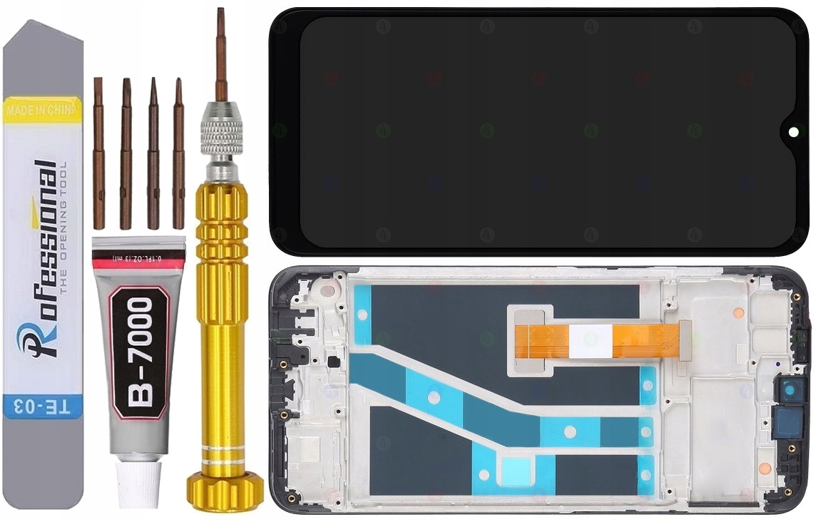 Oppo A1K CPH1923 LCD displej Obrazovka Rámeček
