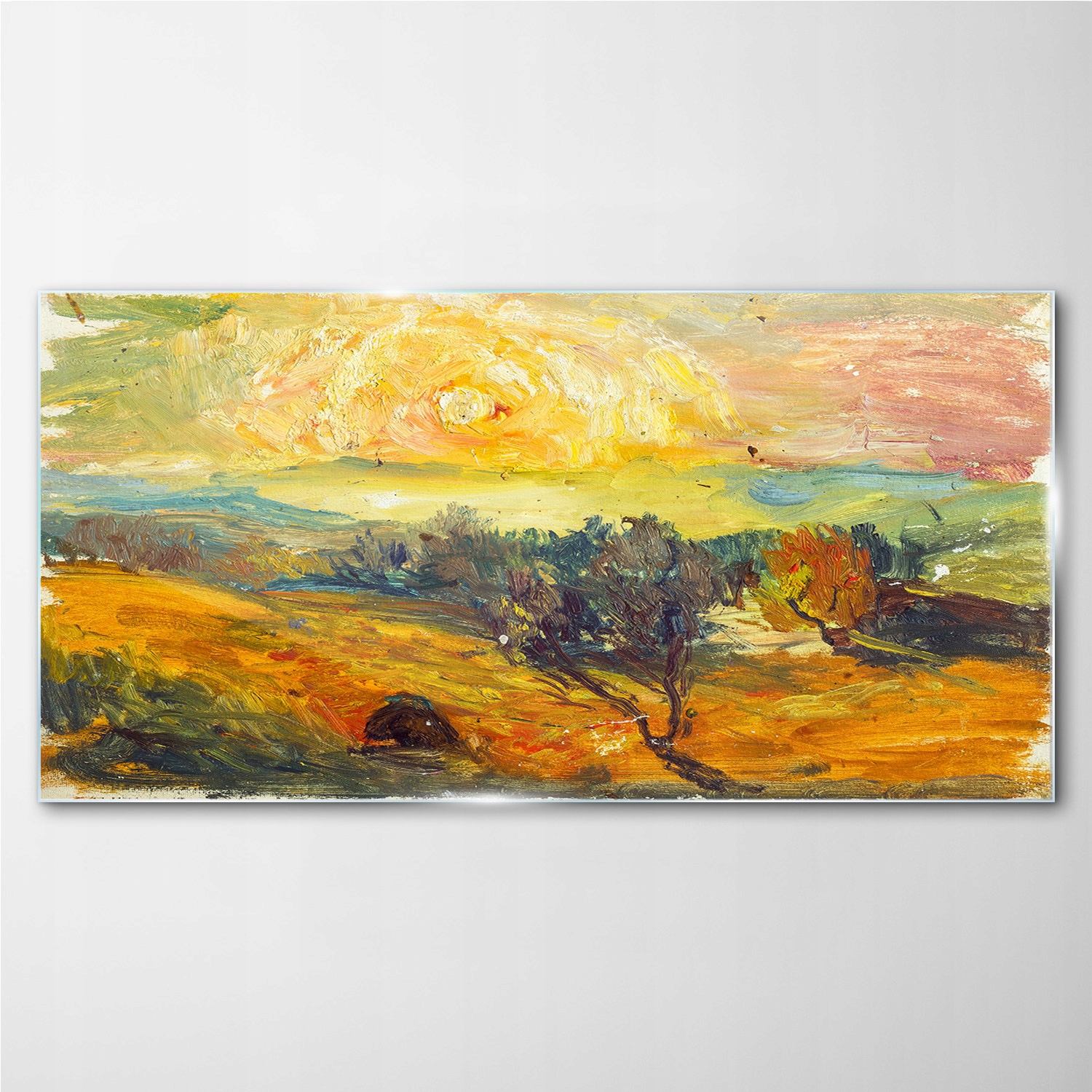 

Obraz szklany z nadrukiem Zachód słońca 100x50 cm