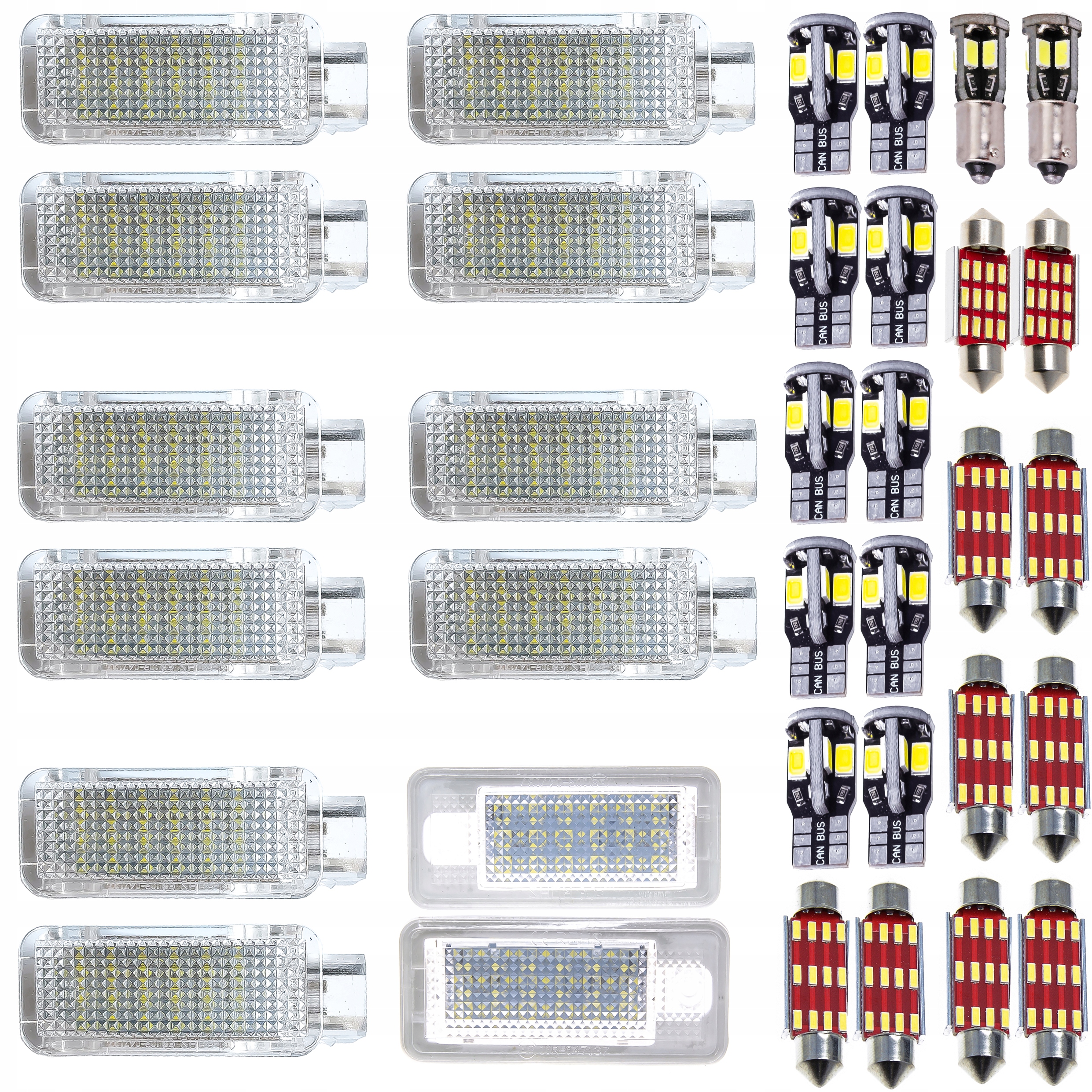 Led osvetlenie vnútorného svetla tabule silné Audi A4 B7 sedan avant