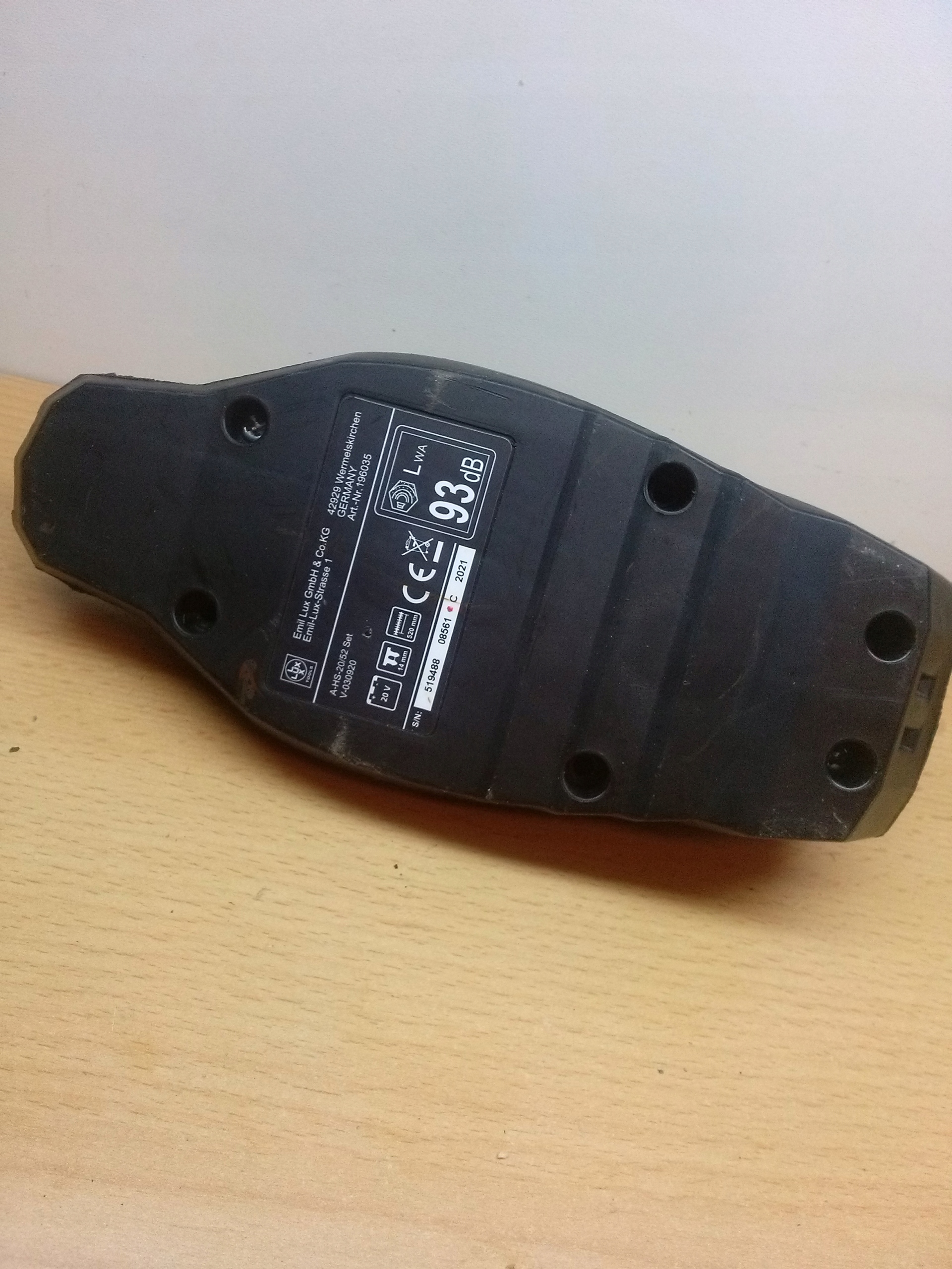 LUX TOOLS A-HS-20/52 SET 18 V OBUDOWA PRZEKŁADNI (A-HS-20/52 SET ...