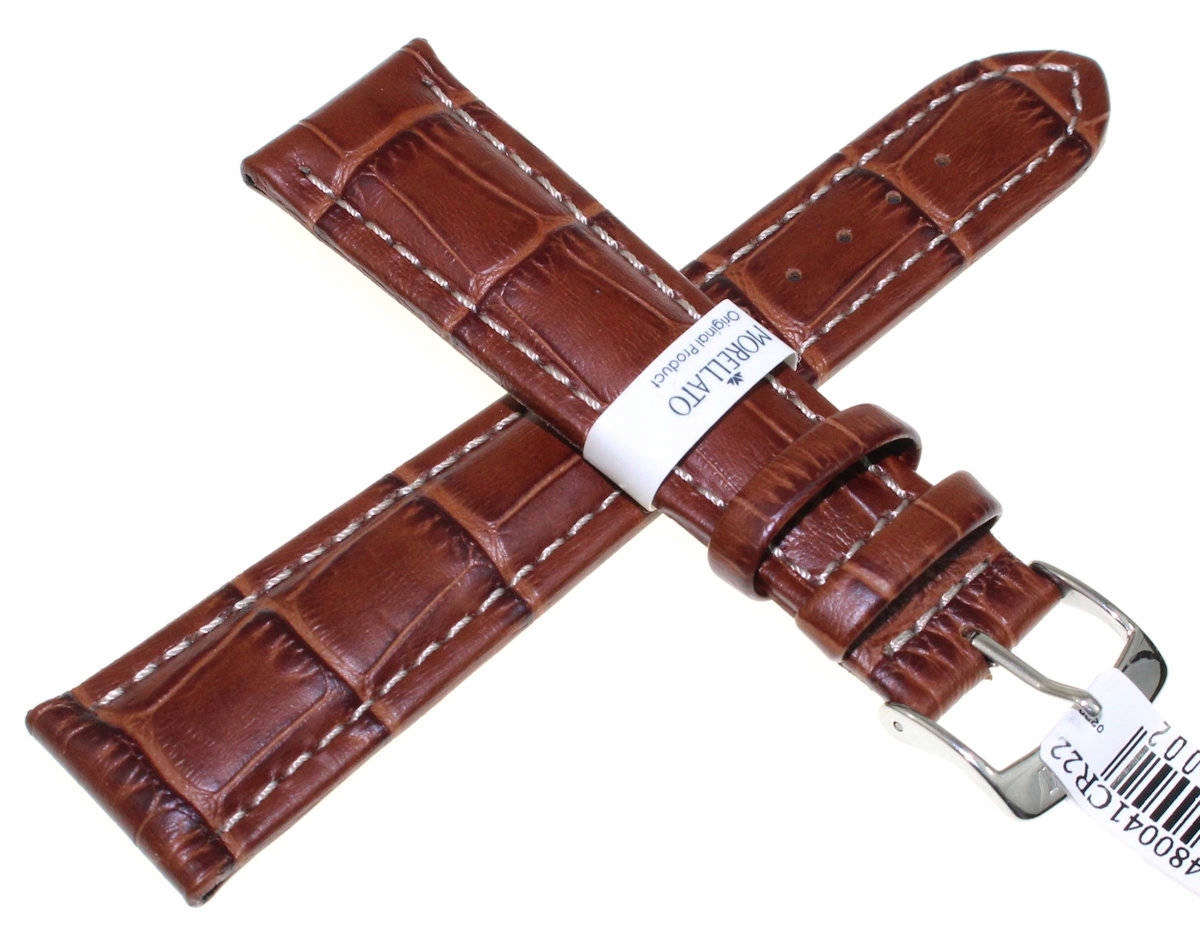 Italský Kožený Pásek 22 mm Morellato Plus U3252