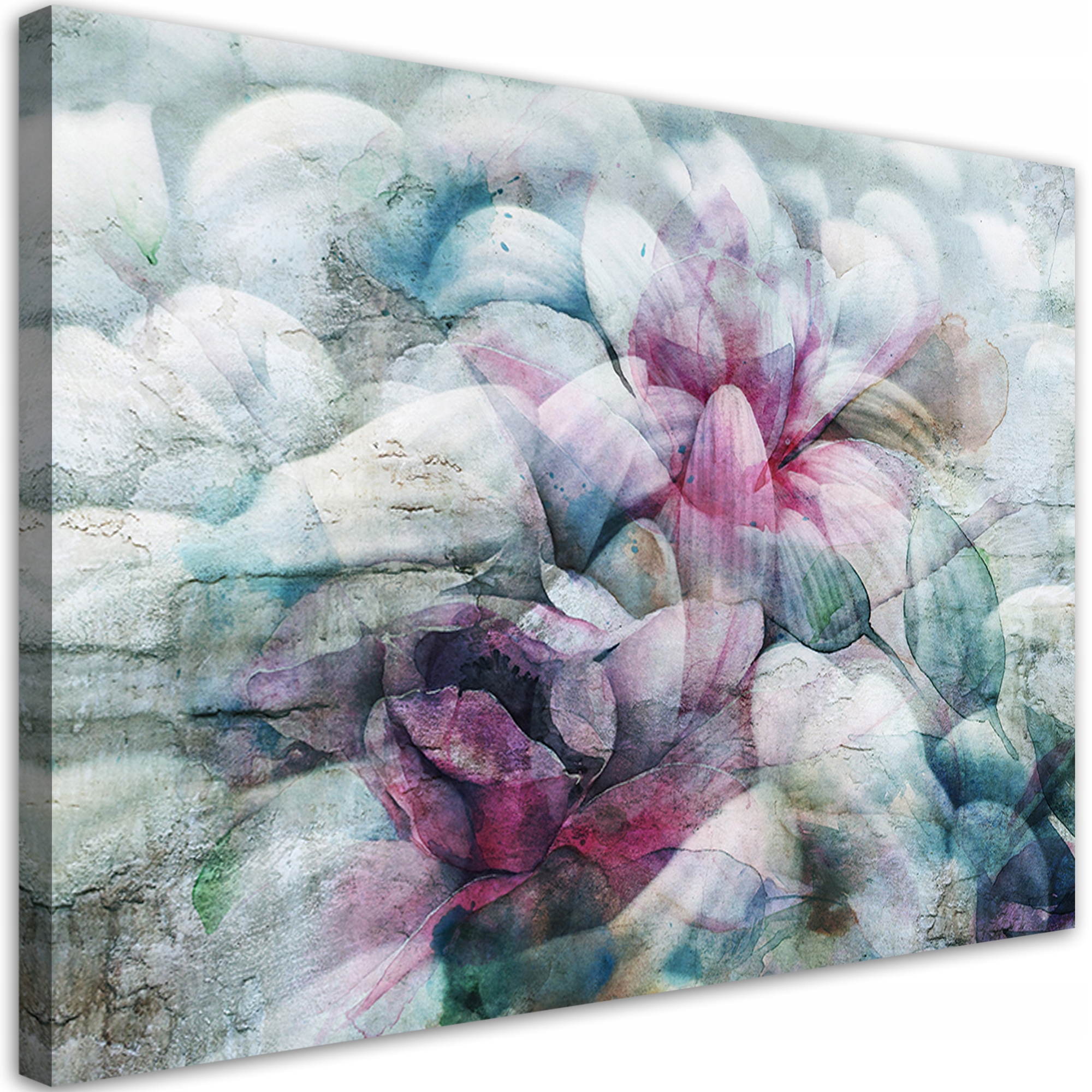 Obraz na plátně, Barevné akvarelové listy 120x80