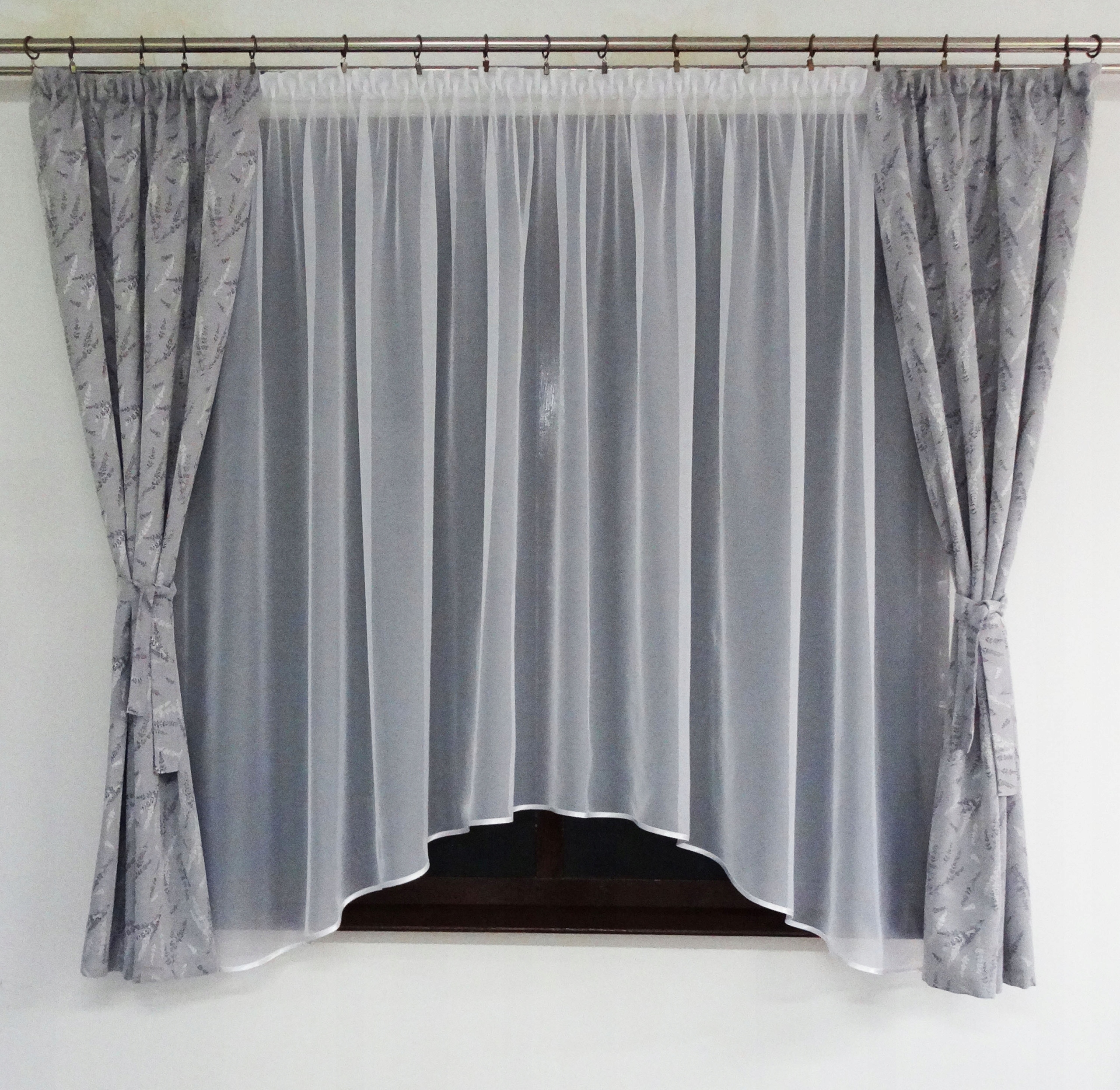 Mg Záclona Voál Záclony Levandule 2 kuchyně kvalita