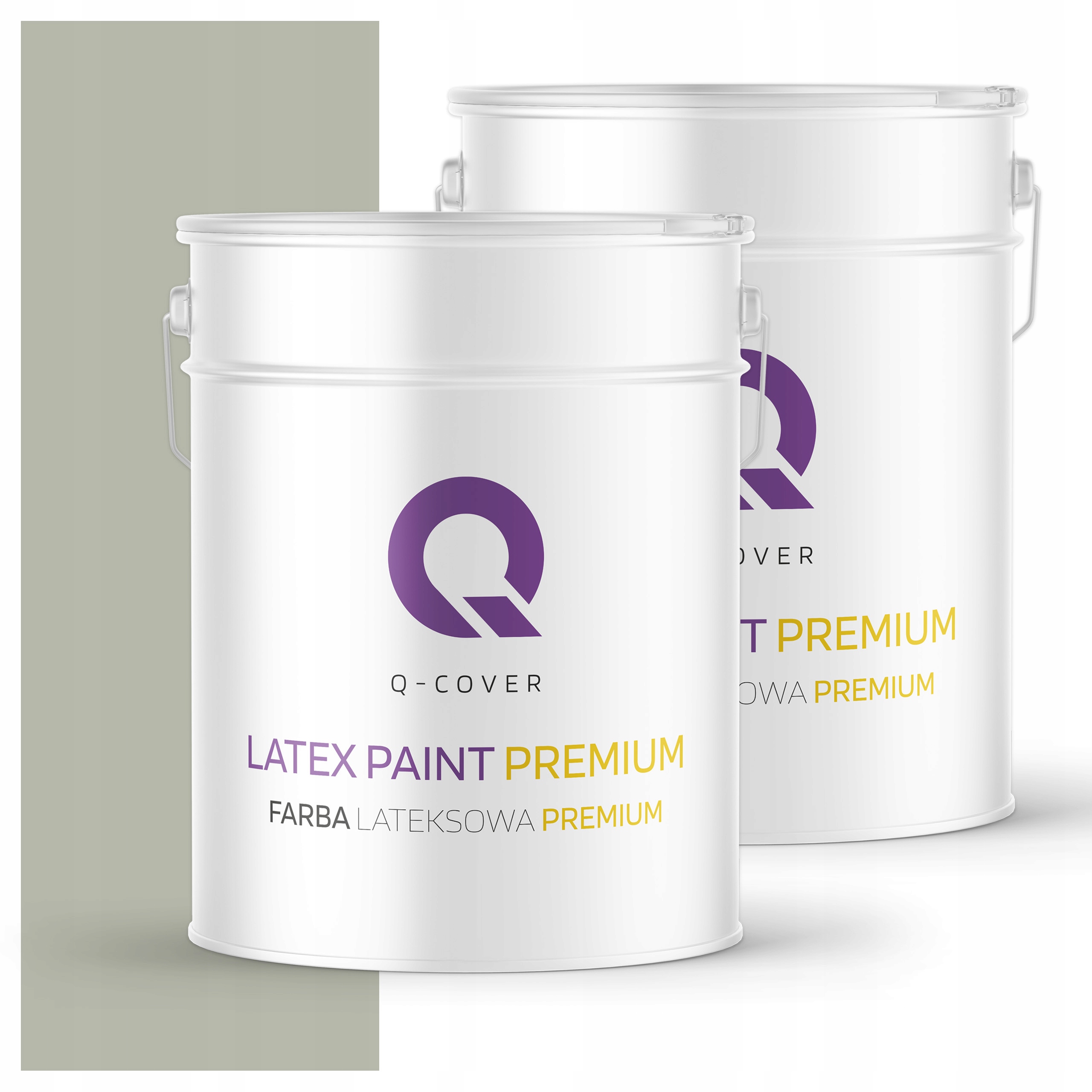 Farba odolná voči škvrnám Umývateľná na steny stropov 10L Hlboká matná Khaki H1747