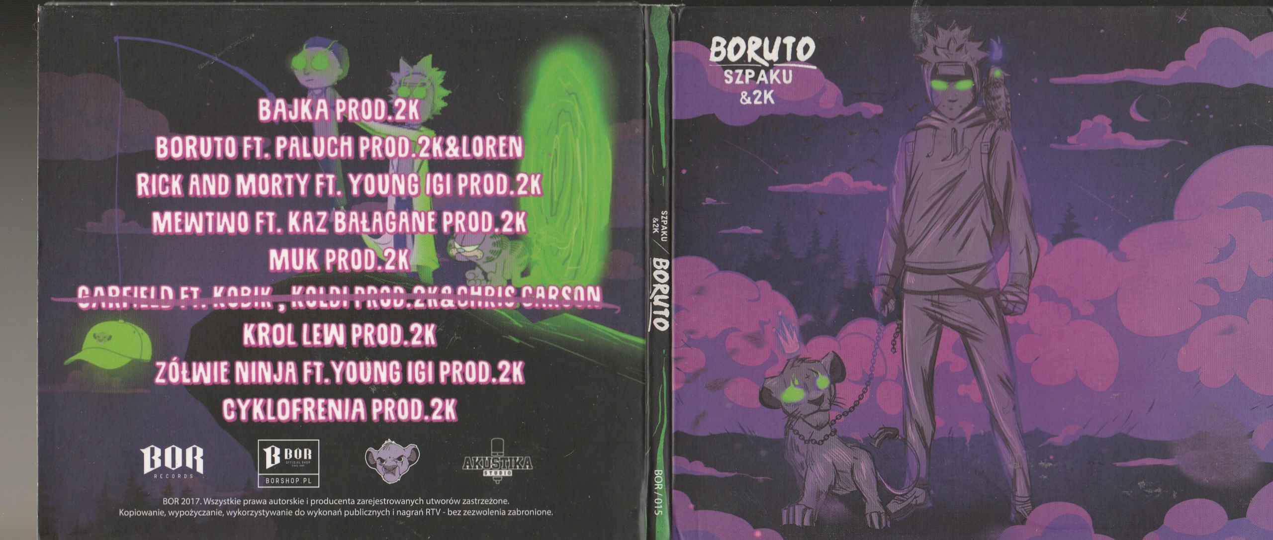 CD Szpaku & 2K - BORuto 2018 I Limitowane Wydanie 1/3000