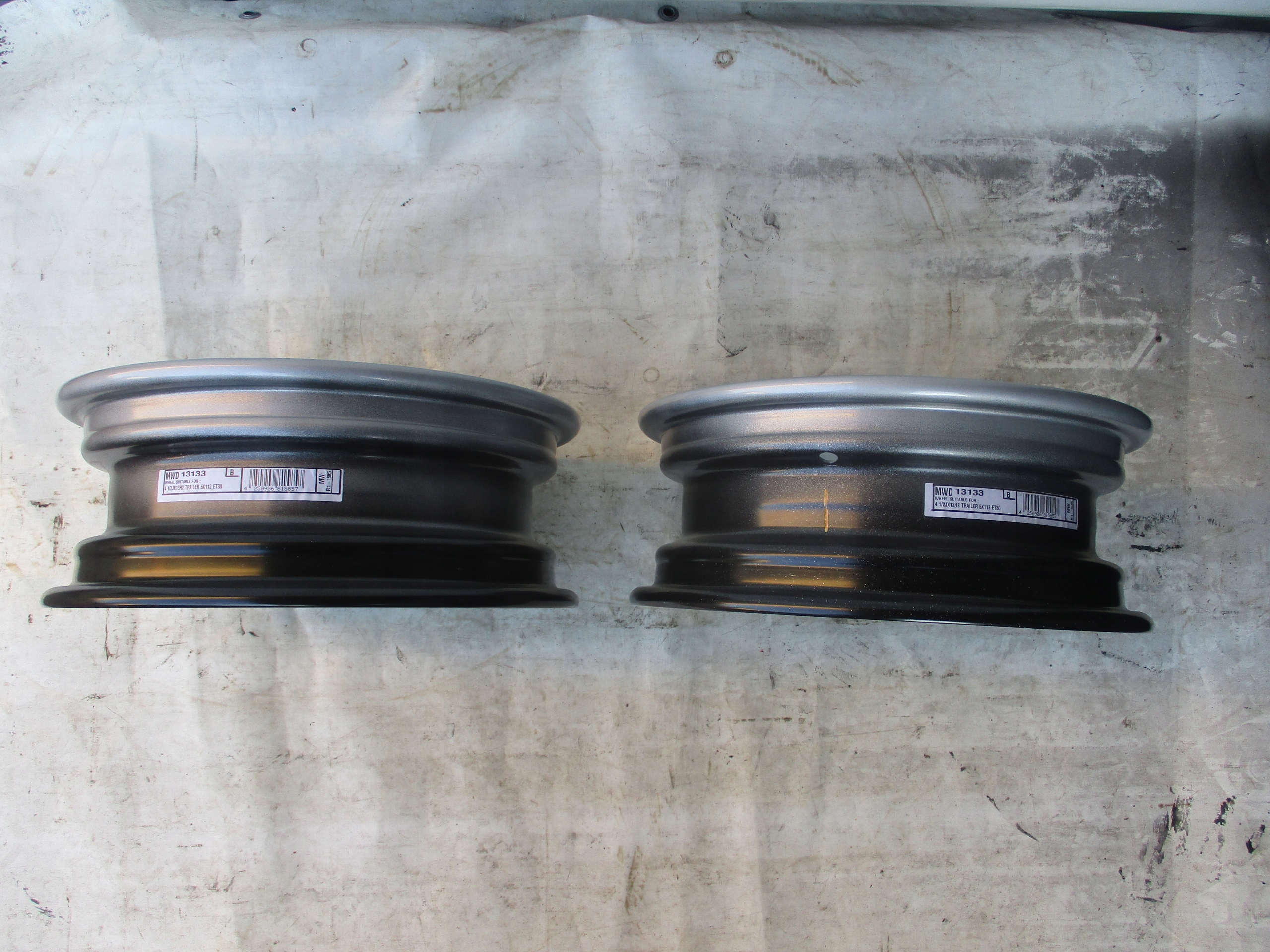 2 felgi stalowe nowe do przyczepki 4.5X13 5/112 Średnica felgi 13