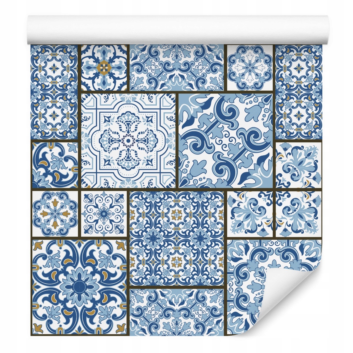 Geometrická tapeta do jídelny Ornamenty Mozaika