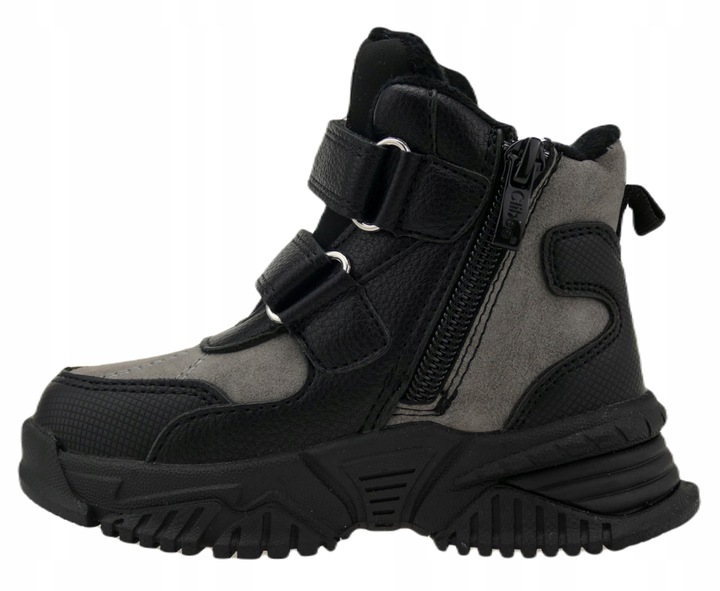 BUTY ZIMOWE CHŁOPIĘCE OCIEPLANE ŚNIEGOWCE RZEPY 26 Kod producenta H338