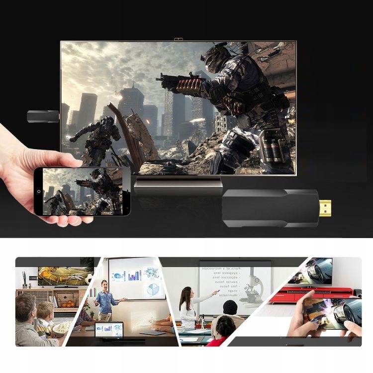 ODTWARZACZ MULTIMEDIALNY SMART TV STICK BOX BLUETOOTH 4K WIFI ANDROID Model I96 D3