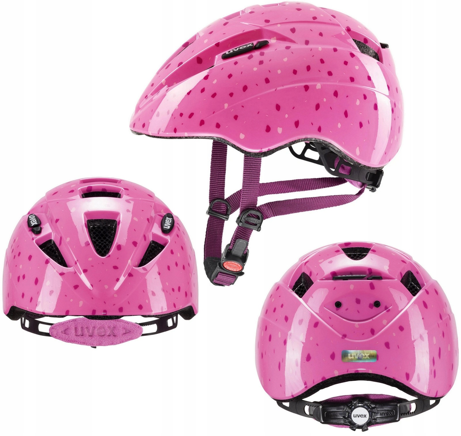 Kask rowerowy dziecięcy ochronny Uvex Kid 2 CC 46-52 cm lekki