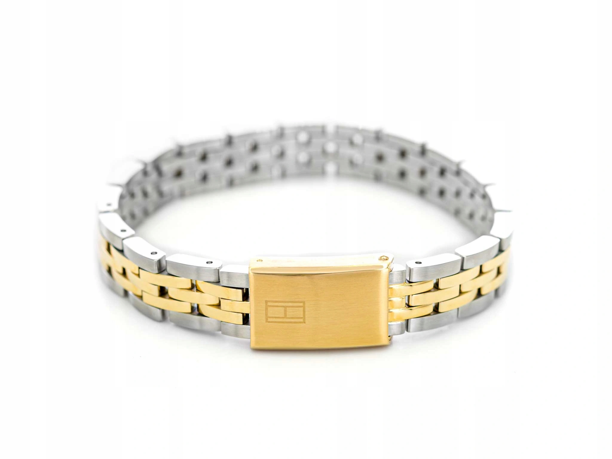 Pánský Náramek Tommy Hilfiger 2790502 Ocel Elegantní, Stříbrno-zlatý