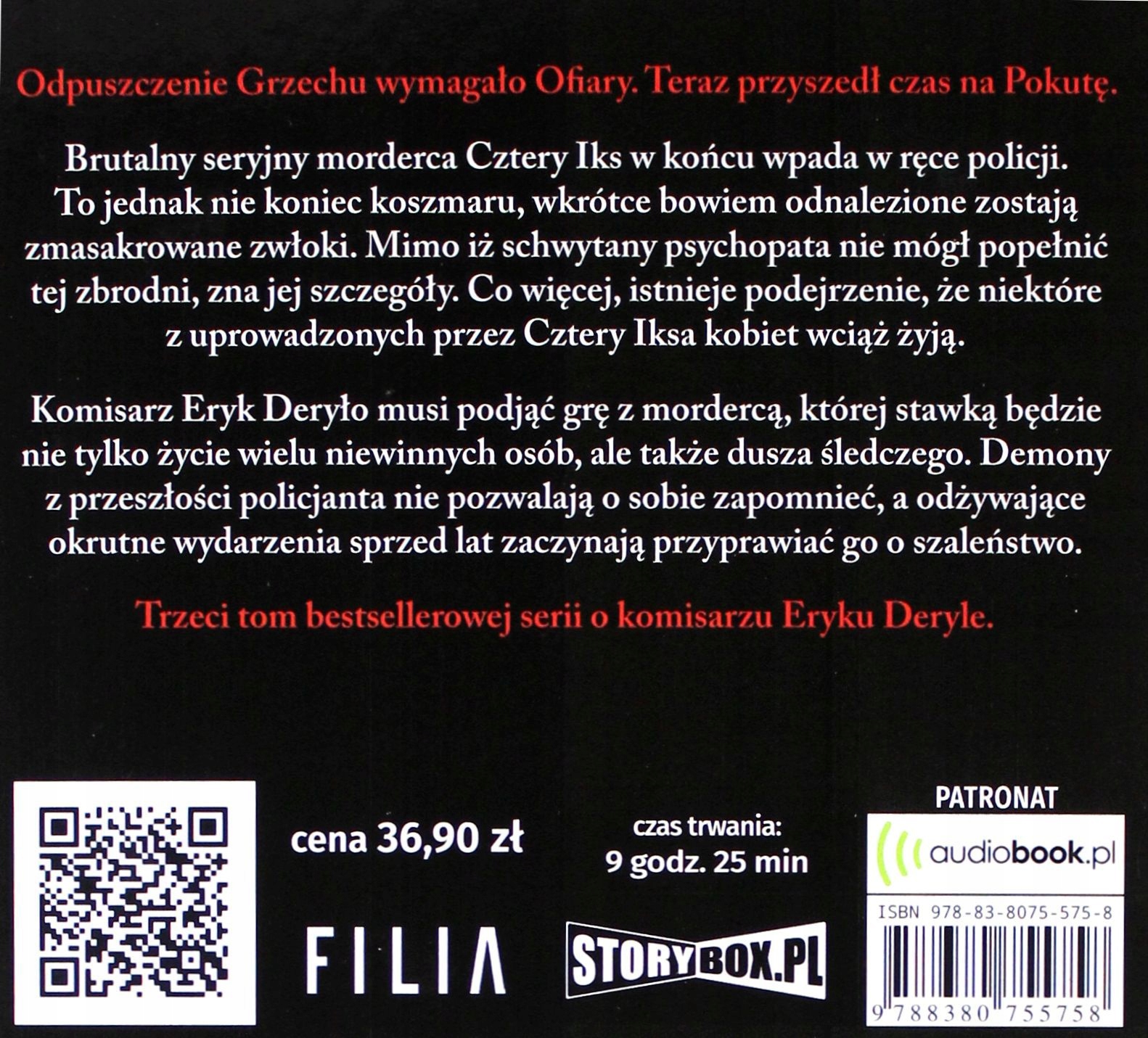 POKUTA - MAX CZORNYJ [AUDIOBOOK] Stan opakowania oryginalne