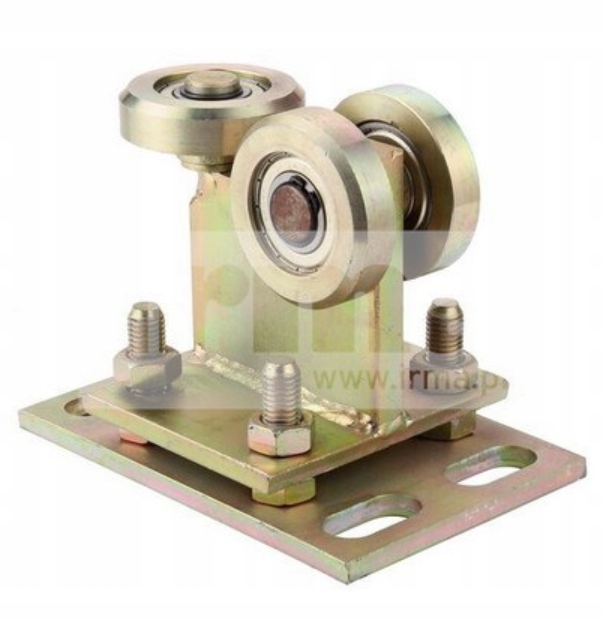 Vozík plotové brány 2+1 váleček kolejnice 80x80 posuvné vedení