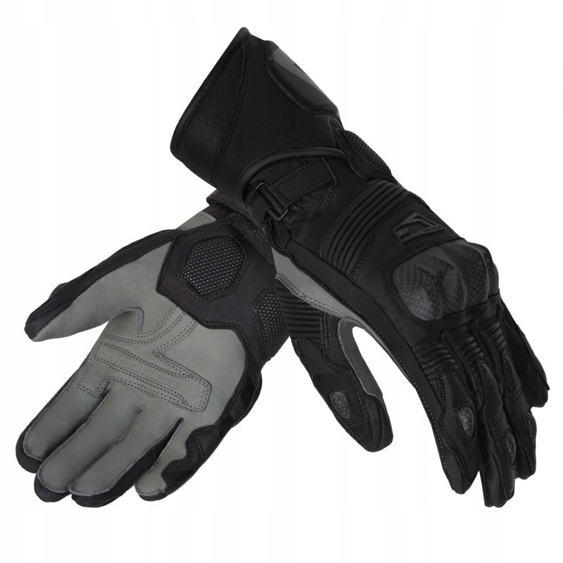 Kožené Rukavice Rebelhorn Fighter Black Xs