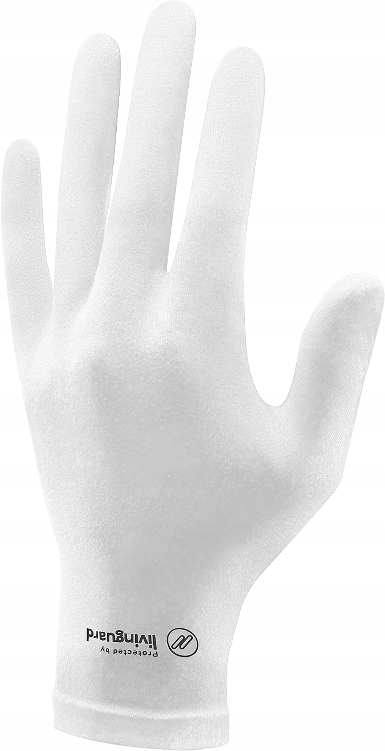 Rękawice Robocze Gloves materiałowe białe rozmiar L (9)