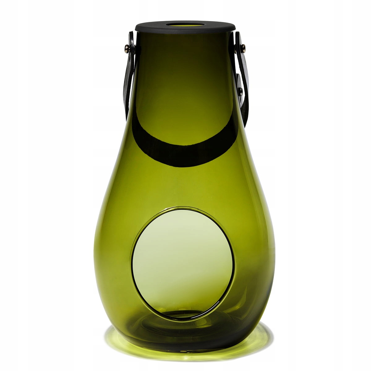 Holmegaard Dwl Lampion svícen 29 cm Zelený