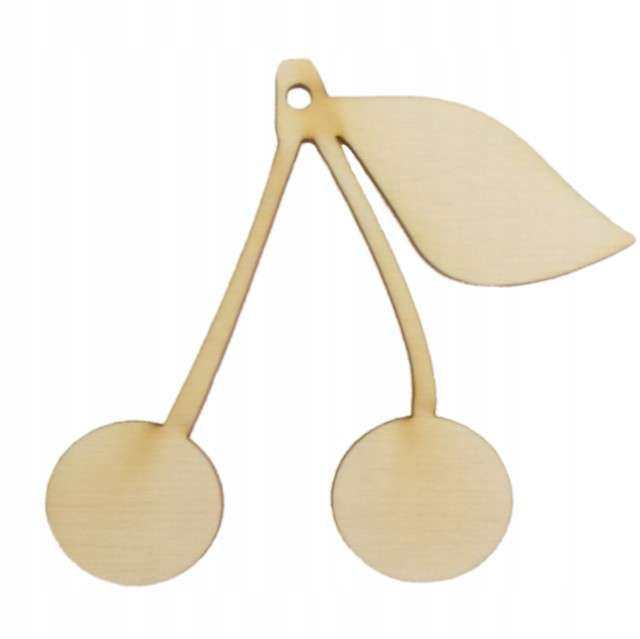 

drewniane Owoce zawieszki decoupage Wisienki wiśni