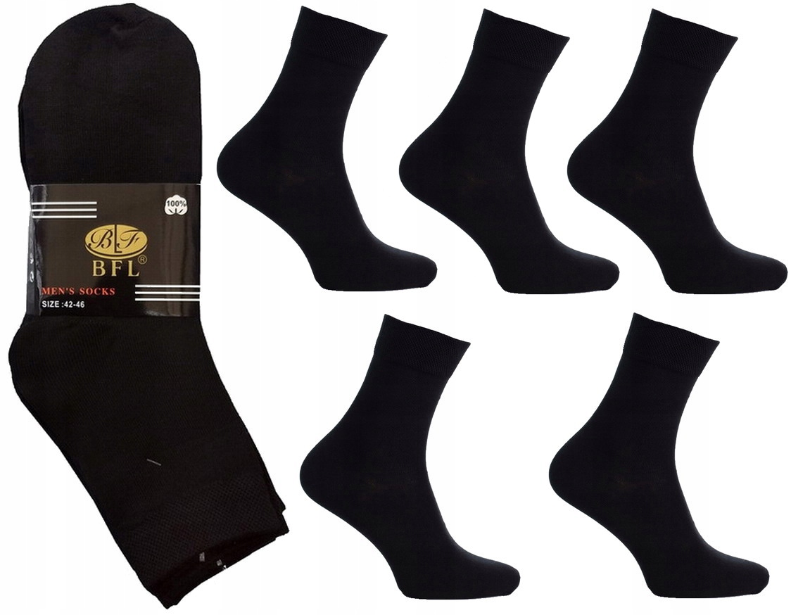 

5x Skarpety męskie Garniturowe skarpetki 40-43