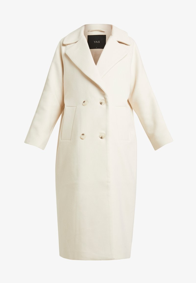 Elegancki płaszcz damski YAS M Zapięcie guziki