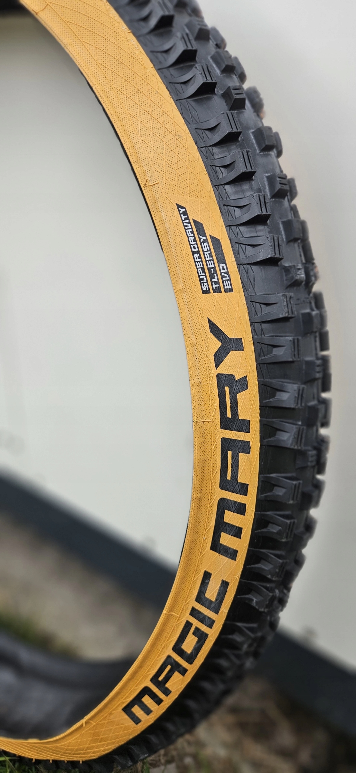 Pneumatika 29x2.40 Schwalbe Magic Mary Evo Gravity světlý bok