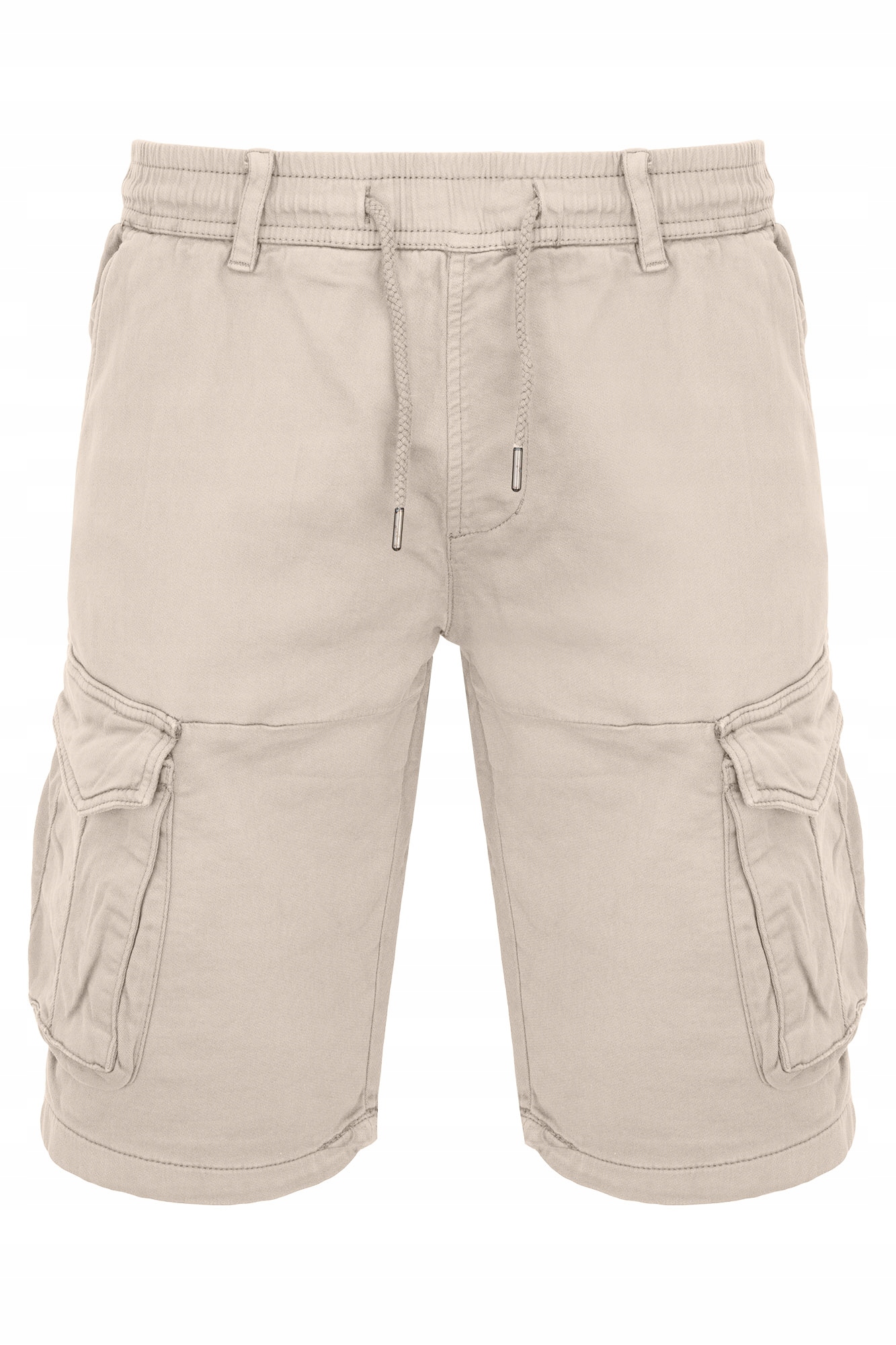 Kraťasy Krátké Kapsáče Kapsy Béžové Bavlněné: 38